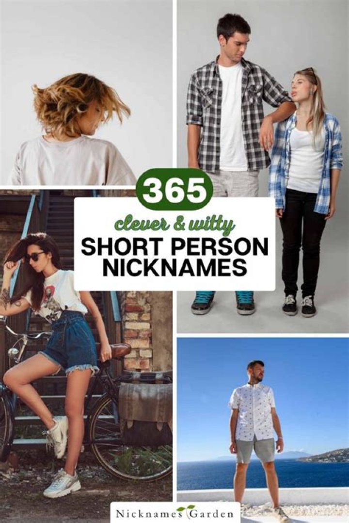 Discover The Ultimate Guide To Nicknames For Short People